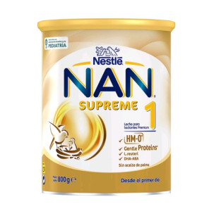 Заменитель грудного молока Nestle NAN Supreme 1, молочная смесь, 0 - 6 m, 800 гр
